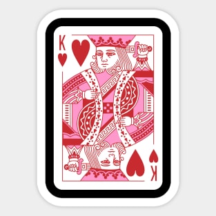 King of Hearts Valentines Day Matching Couple Ver.2 Sticker